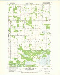 Thief Lake NW 1967 topographic map thumbnail