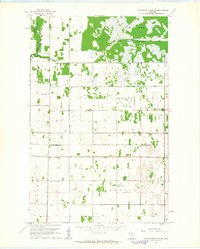Thief River Falls NE 1961 topographic map thumbnail