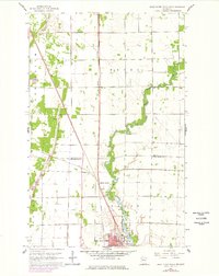 Thief River Falls NW 1961 topographic map thumbnail