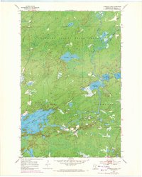 Thompson Lake 1954 topographic map thumbnail