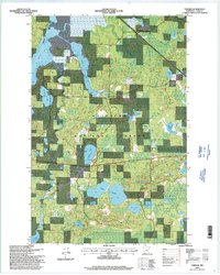 Tobique 1996 topographic map thumbnail