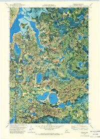 Tobique 1971 topographic map thumbnail