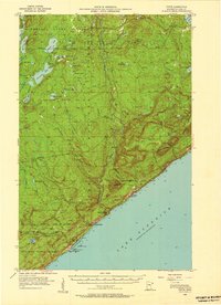 Tofte 1955 topographic map thumbnail