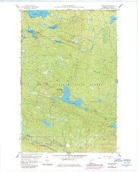 Tom Lake 1959 topographic map thumbnail