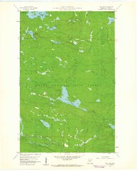Tom Lake 1959 topographic map thumbnail
