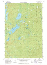 Toohey Lake 1981 topographic map thumbnail