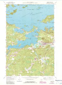 Tower 1956 topographic map thumbnail
