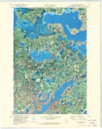 Town Line Lake 1971 topographic map thumbnail