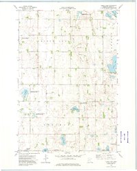 Trisko Lake 1973 topographic map thumbnail
