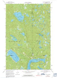 Tulaby Lake 1969 topographic map thumbnail