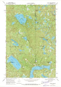 Tulaby Lake 1969 topographic map thumbnail