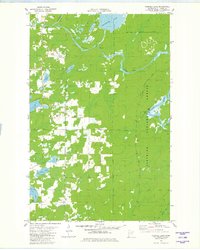 Turpela Lake 1981 topographic map thumbnail