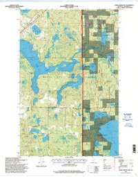 Turtle River Lake 1996 topographic map thumbnail