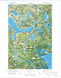 Turtle River Lake 1972 topographic map thumbnail