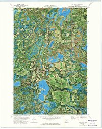 Two Inlets 1972 topographic map thumbnail