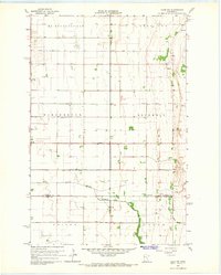 Ulen NW 1965 topographic map thumbnail