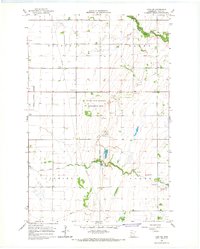 Ulen SW 1966 topographic map thumbnail
