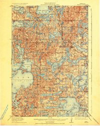 Vergas 1915 topographic map thumbnail
