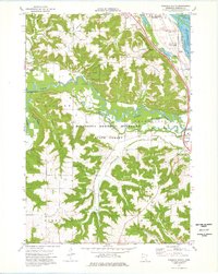 Wabasha South 1974 topographic map thumbnail