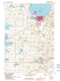 Waconia 1981 topographic map thumbnail