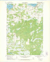 Wahkon South 1968 topographic map thumbnail
