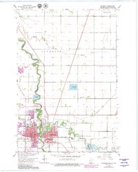Wahpeton 1964 topographic map thumbnail