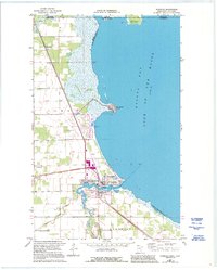 Warroad 1967 topographic map thumbnail