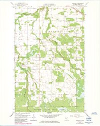 Warroad SE 1967 topographic map thumbnail