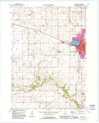 Waseca 1991 topographic map thumbnail