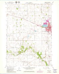 Waseca 1966 topographic map thumbnail