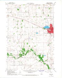 Waseca 1966 topographic map thumbnail