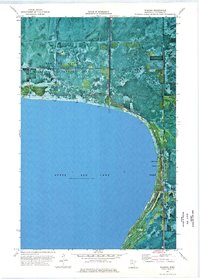 Waskish 1973 topographic map thumbnail