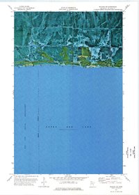 Waskish NW 1973 topographic map thumbnail