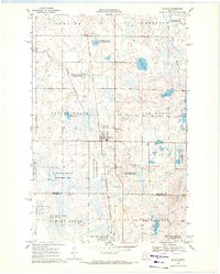 Waubun 1969 topographic map thumbnail