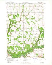 Waukon 1965 topographic map thumbnail