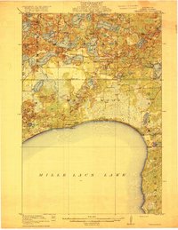 Wealthwood 1916 topographic map thumbnail