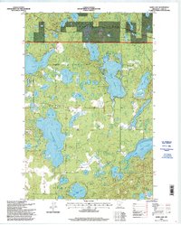 Webb Lake 1996 topographic map thumbnail
