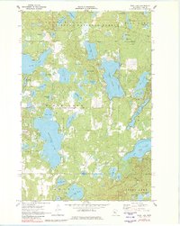 Webb Lake 1970 topographic map thumbnail