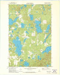 Webb Lake 1970 topographic map thumbnail