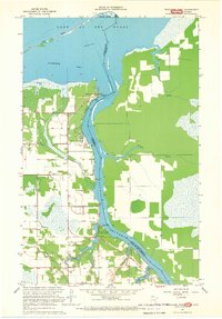 Wheelers Point 1967 topographic map thumbnail