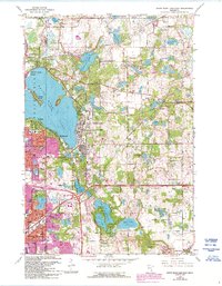White Bear Lake East 1967 topographic map thumbnail