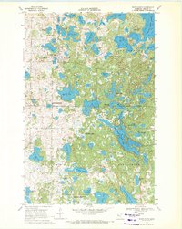 White Earth 1969 topographic map thumbnail