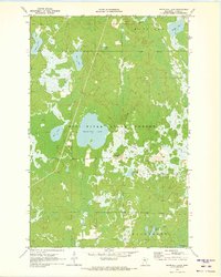 White Elk Lake 1970 topographic map thumbnail