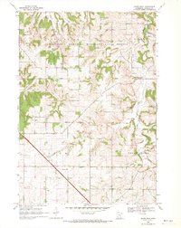 White Rock 1968 topographic map thumbnail