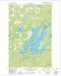 Whiteface Reservoir 1981 topographic map thumbnail