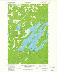 Whiteface Reservoir 1981 topographic map thumbnail