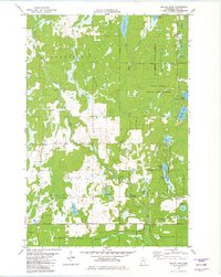 Wilbur Lake 1981 topographic map thumbnail