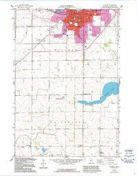 Willmar 1958 topographic map preview