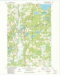 Willow River 1981 topographic map thumbnail