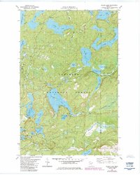 Wilson Lake 1981 topographic map thumbnail